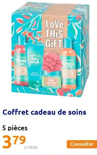 Action Coffret Cadeau de Soins 5 Pièces offre