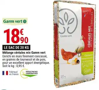 Gamm vert Gamm vert mélange céréales mix offre