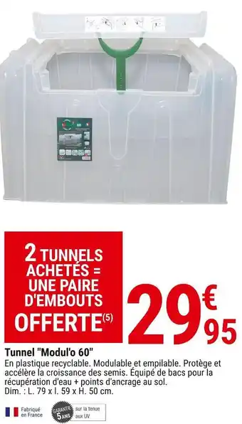 Tunnel "modul'o 60"