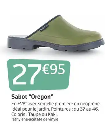 Jardiland Sabot “oregon” offre