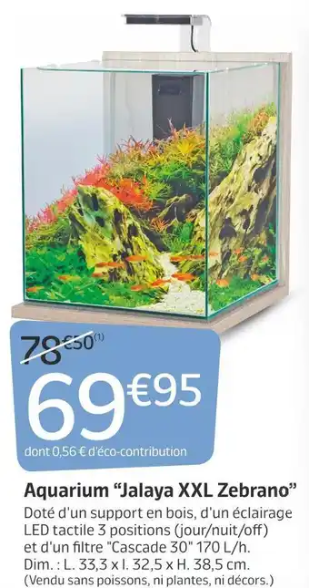Jardiland Aquarium “jalaya xxl zebrano” offre