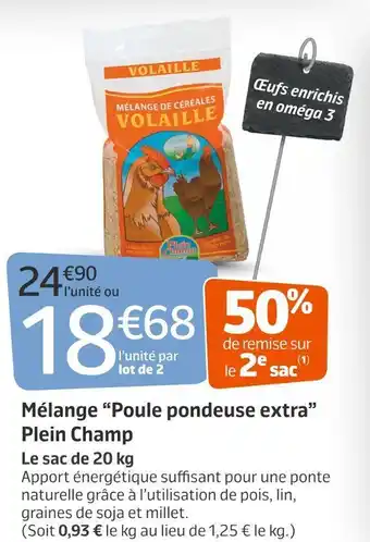 Jardiland Plein champ mélange “poule pondeuse extra” offre