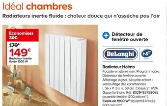 Castorama Delonghi radiateur holmo offre