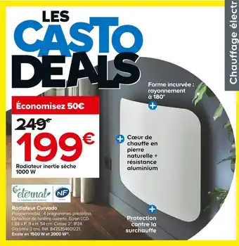 Castorama Eternal radiateur curvado offre