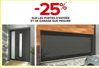 Bon plan sur les portes d’entrée et de garage sur mesure