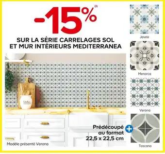 Mediterranea bon plan sur la série carrelages sol et mur intérieurs mediterranea