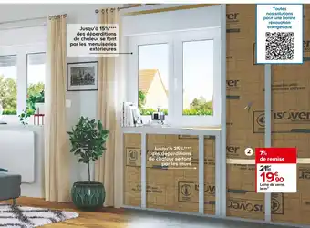Castorama Isover laine de verre kraft offre