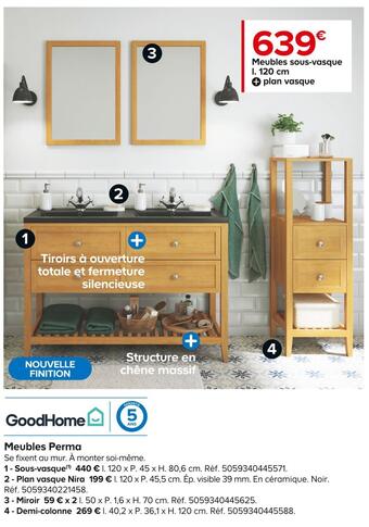 Castorama Goodhome meubles perma offre