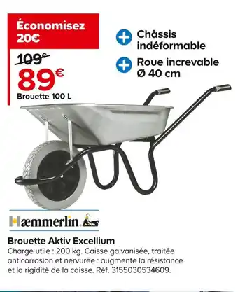 Haemmerlin brouette aktiv excellium