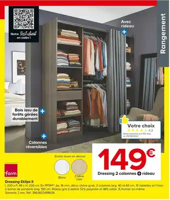 Castorama Form dressing eklips ii offre