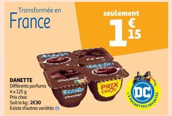 Auchan Supermarché Danette offre