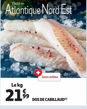 Auchan Supermarché Dos de cabillaud offre