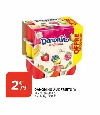 Bi1 Danonino aux fruits offre