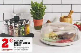 Super U Cloche micro-ondes 26 cm offre