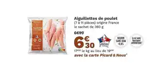 Picard Aiguillettes de poulet offre