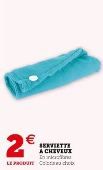 Super U Serviette a cheveux offre