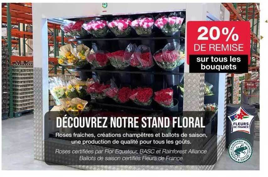 Promo Bouquet chez Costco