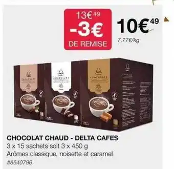 Costco Chocolat chaud - delta cafés offre
