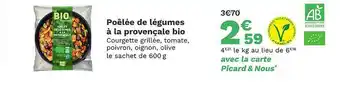 Picard Poêlée de légumes à la provençale bio offre