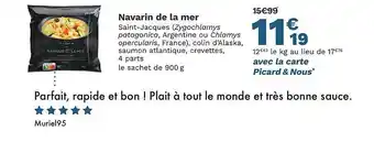 Picard Navarin de la mer offre