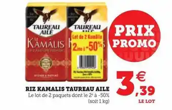 Super U Riz kamalis taureau ailé offre