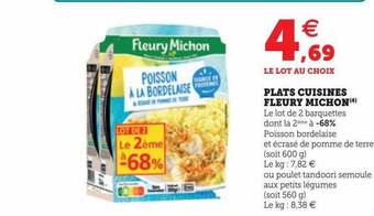 U Express Plats cuisinés fleury michon offre