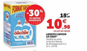 U Express Lessive liquide le chat offre
