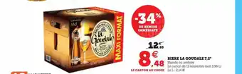 U Express Bière la goudale 7,2° offre