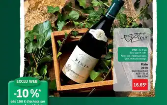 Colruyt Fixin 2019 jean bouchard aop offre