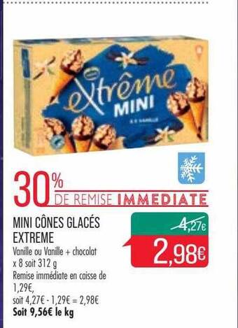 Match Mini cônes glacés extrême offre