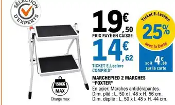 E.Leclerc Marchepied 2 marches offre