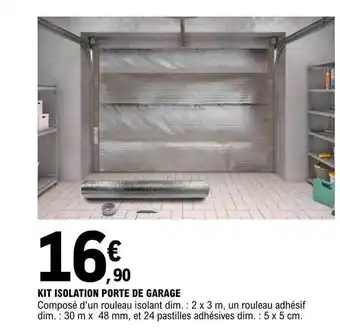 E.Leclerc Kit isolation porte de garage offre