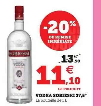 Vodka sobieski 37,5°