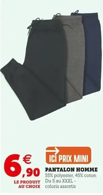 Super U Pantalon homme offre