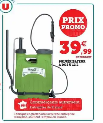 Hyper U Pulvérisateur à dos u 12l offre