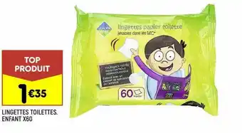 Lingettes toilettes enfant x60