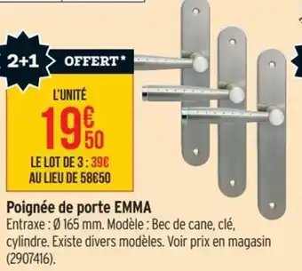 Bricorama Poignée de porte emma offre