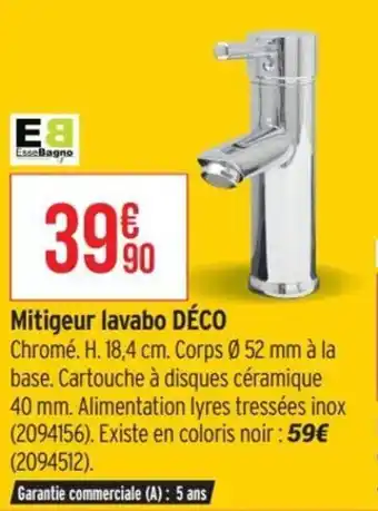 Bricorama Mitigeur lavabo déco offre