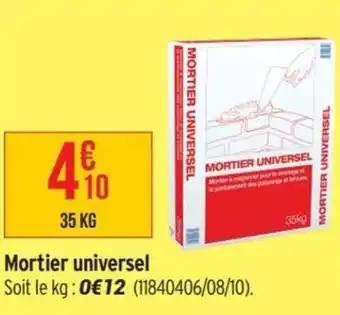 Bricorama Mortier universel offre