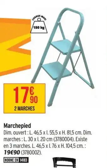 Bricorama Marchepied offre