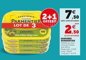 Super U Sardines parmentier offre