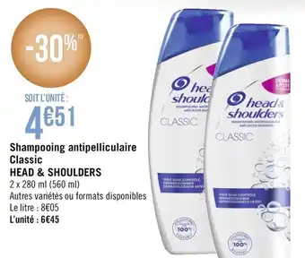 Géant Casino Shampooing antipelliculaire Classic offre