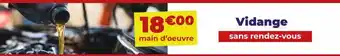 Carter-Cash Vidange offre