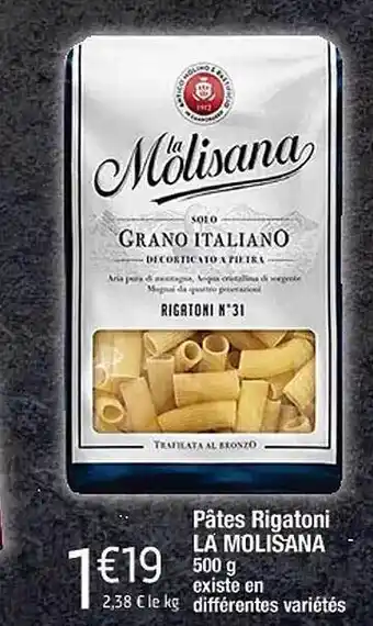 Cora x Carrefour Pâtes rigatoni la molisana offre