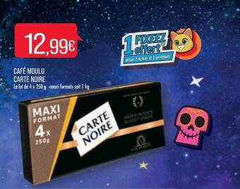 Match Café moulu carte noire offre