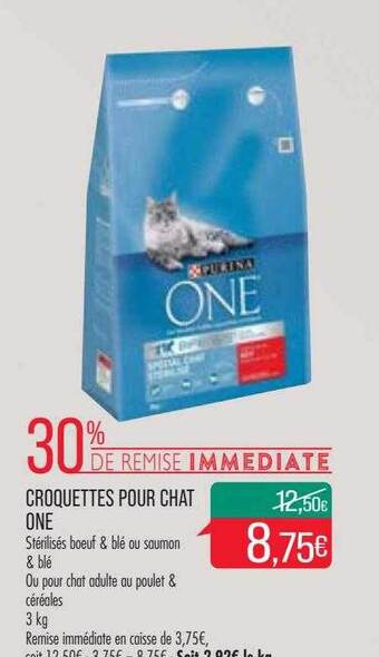 Match Croquettes pour chat one offre