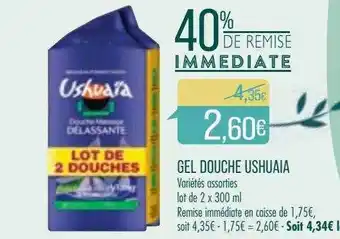 Match Gel douche ushuaïa offre