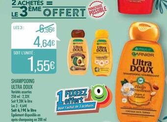 Match Shampooing ultra doux offre