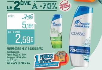 Match Shampooing head & shoulders offre