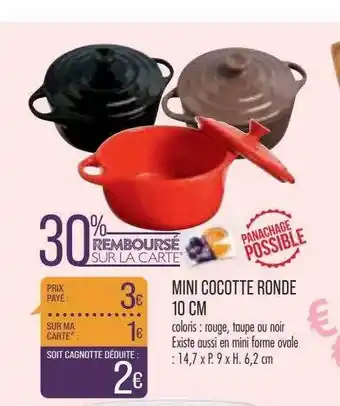 Mini cocotte ronde 10 cm
